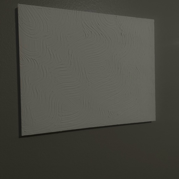 SOLD - 24 x 36 textured wall art - Picture 2 of 3